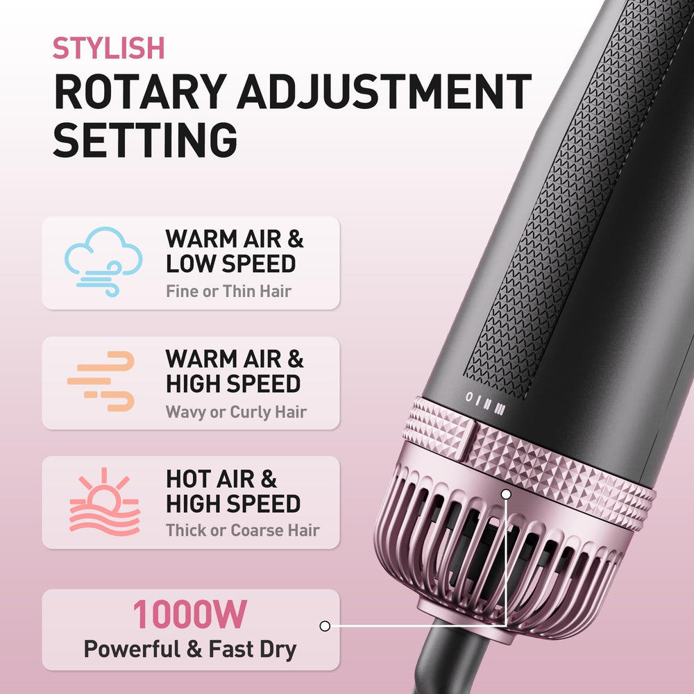 Tresses Touch ergonomic one-hand design enables easy operation during styling.