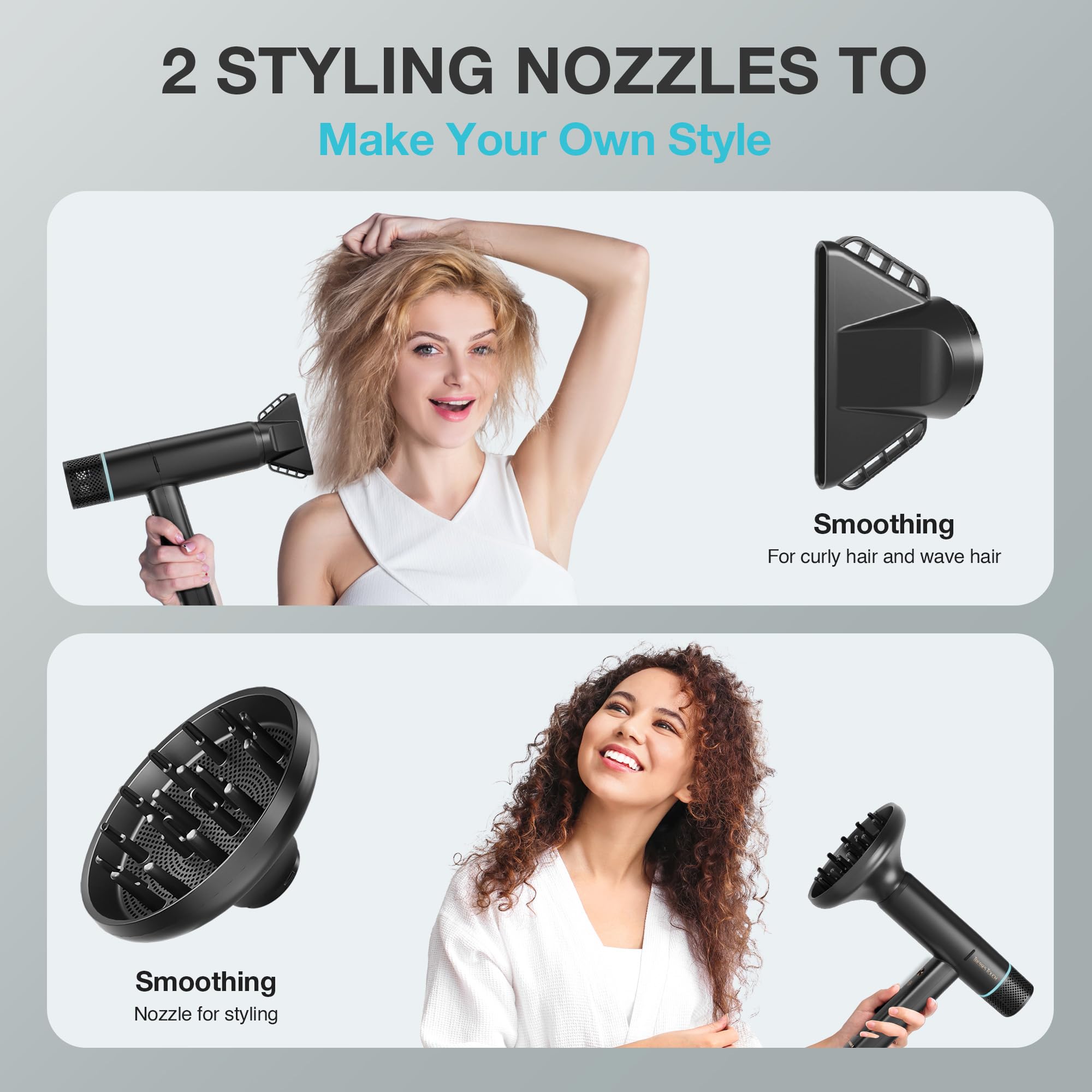 Tresses Touch home salon setup with diffuser and nozzle ready for quick sessions.