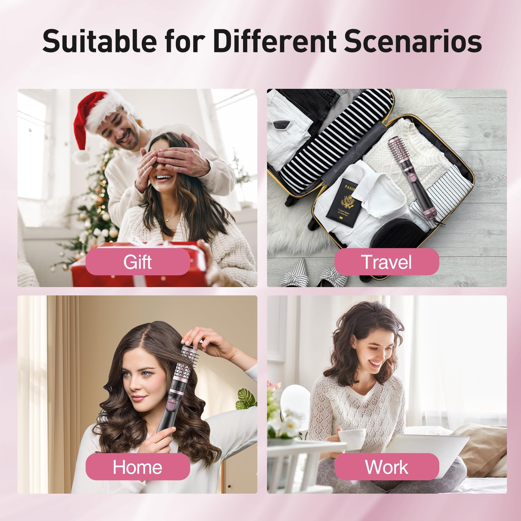 Tresses Touch quick-drying and styling supports efficient morning routines.