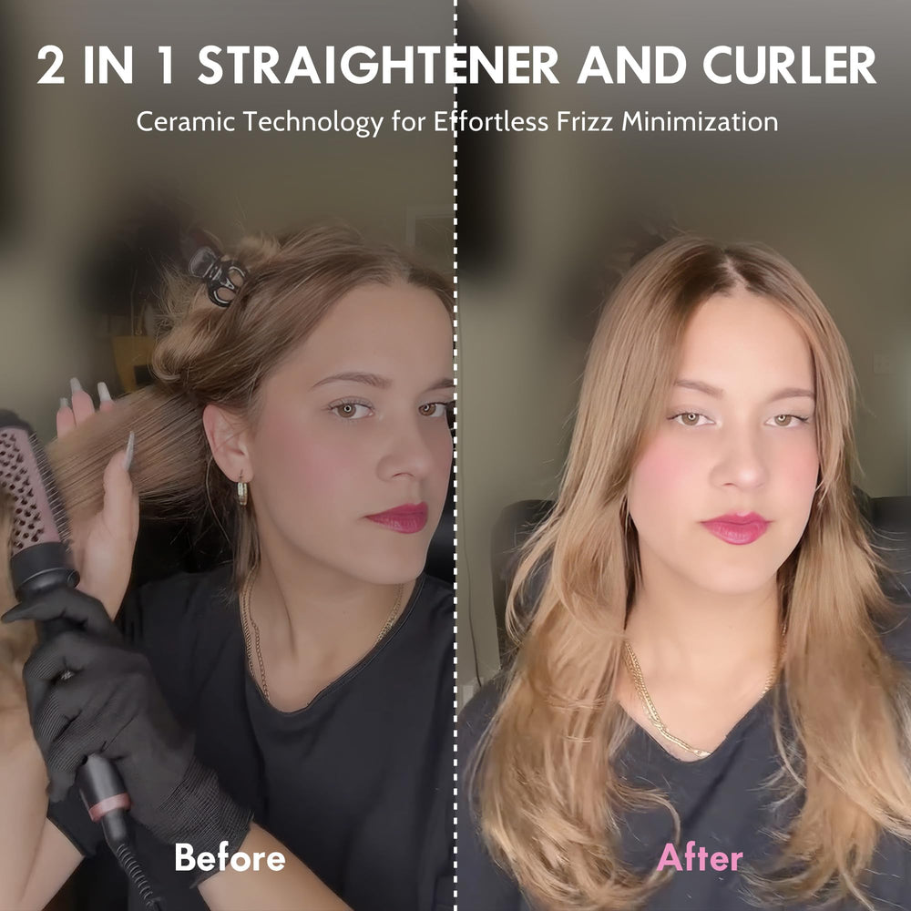Tresses Touch 1.5-inch barrel creates quick, voluminous curls.