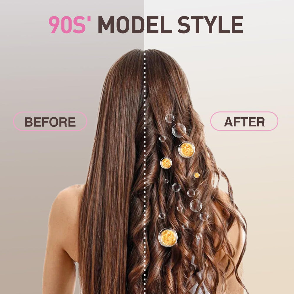 Tresses Touch Tangle-free bristles glide through hair with ease