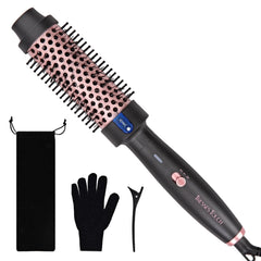 Tresses Touch thermal brush with 1.5-inch barrel for even heat and volume.