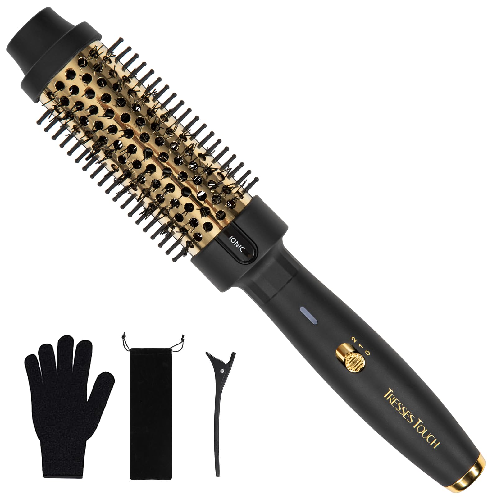 Tresses Touch Thermal Brush 1.5-Inch curling-action for fast, smooth blowouts