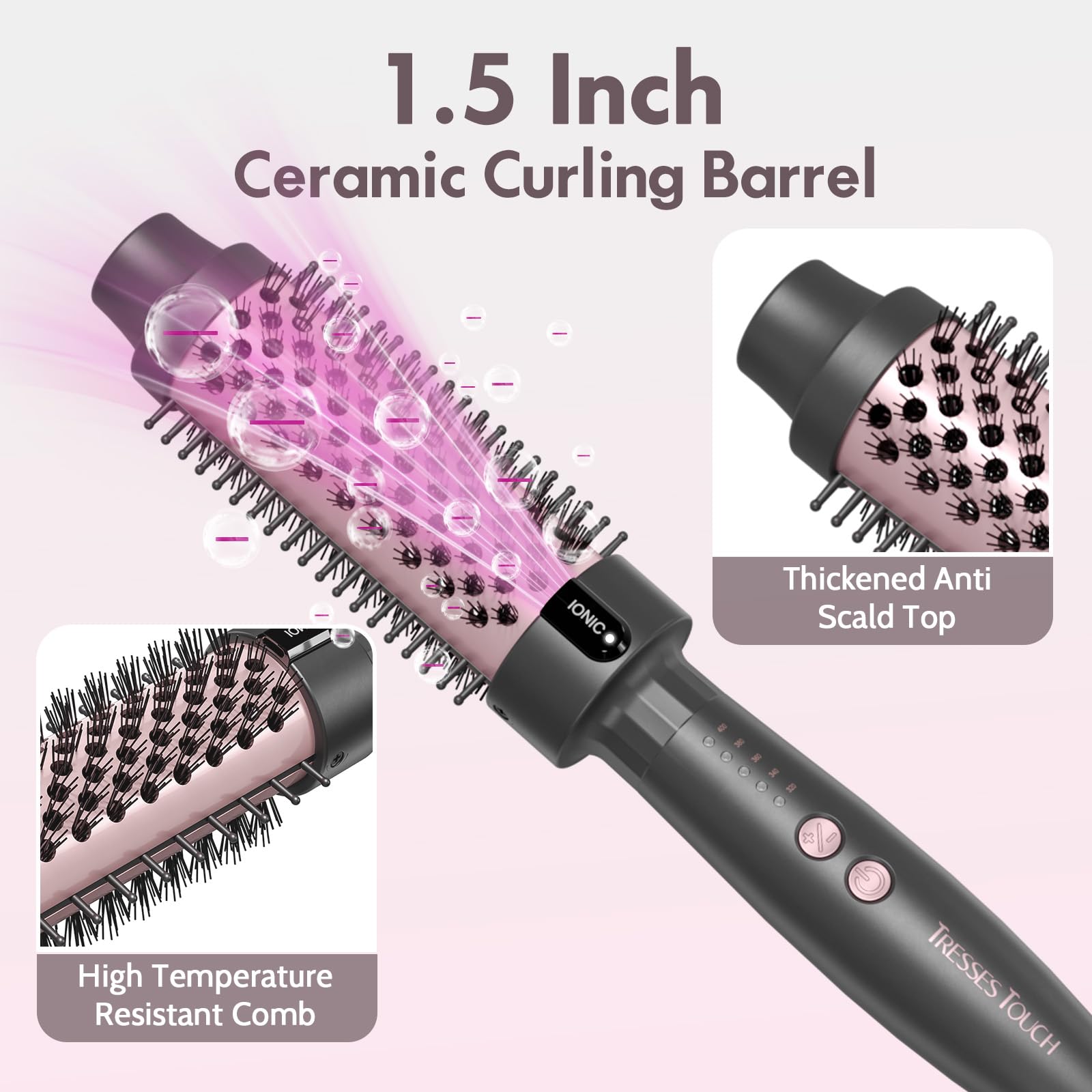 Tresses Touch 60-minute auto shutoff adds safety and peace of mind.