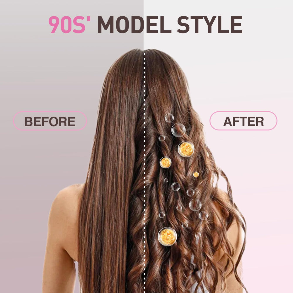 Tresses Touch rose-gold design complements vanity and performance.