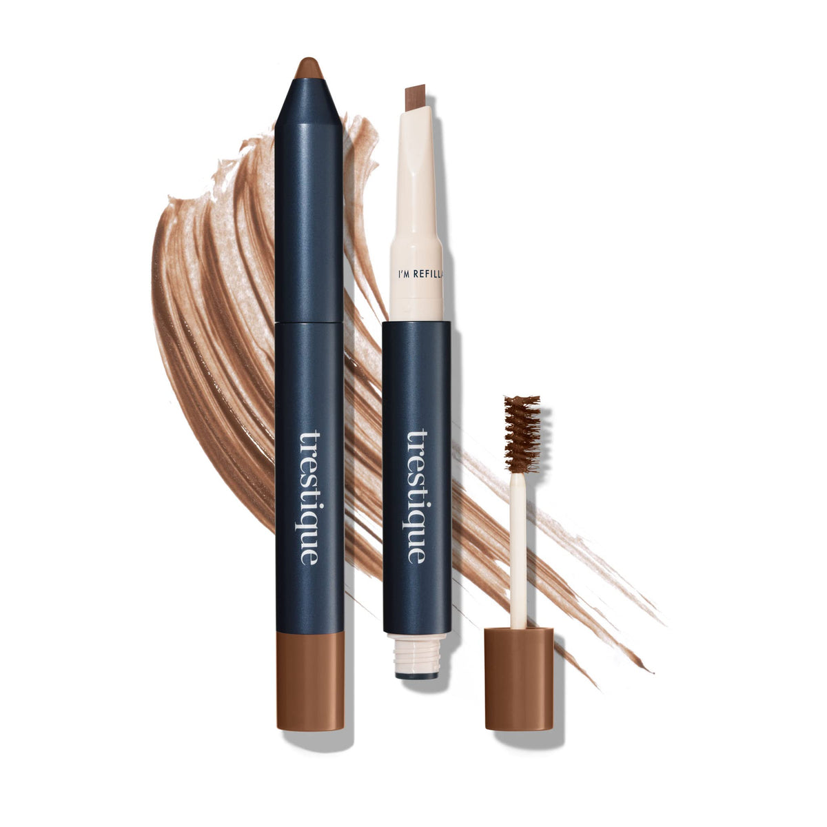 TRE'STIQUE Brow Pencil angled-tip closeup for precise brow shaping.