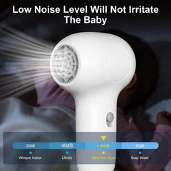 Trewf cordless hair dryer low noise and low radiation design