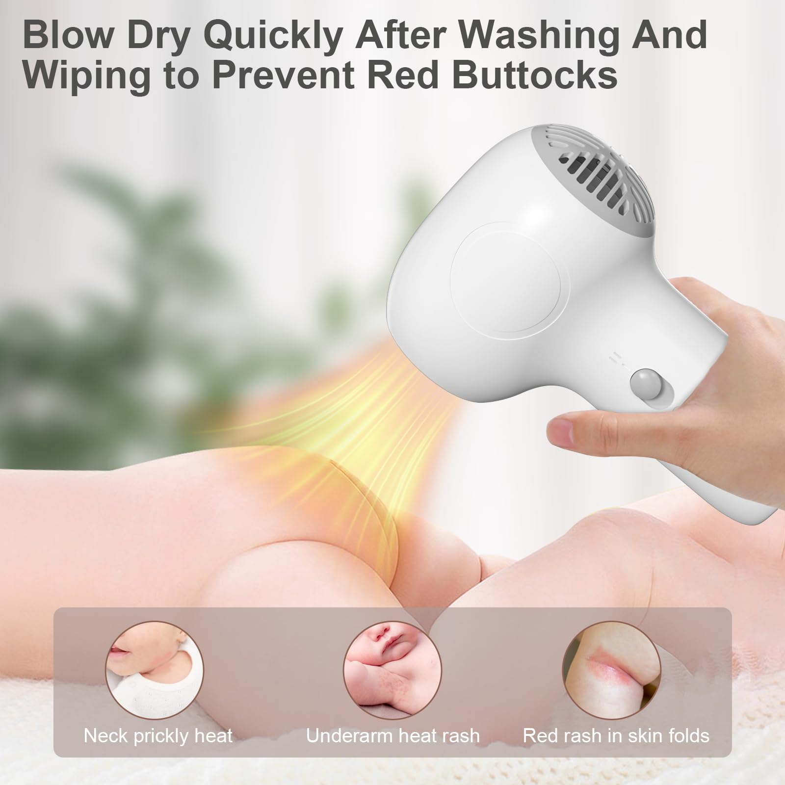 Trewf cordless hair dryer travel-compact design ideal for families