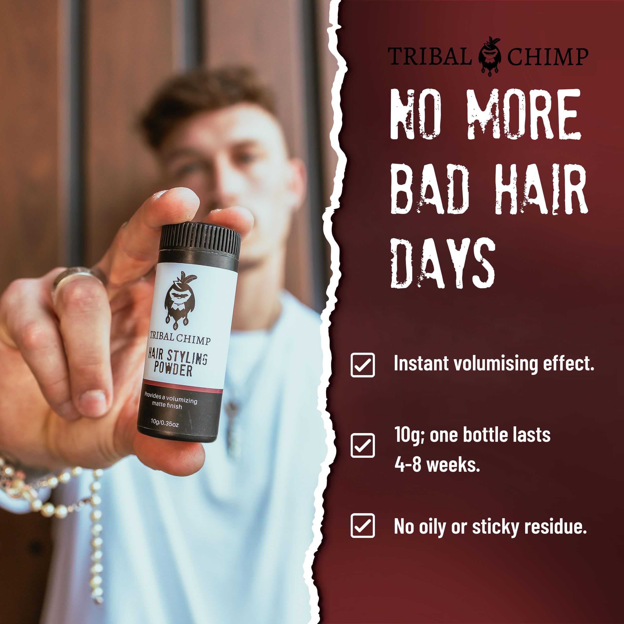Tribal Chimp textured-hair shows enhanced lift and all-day volume