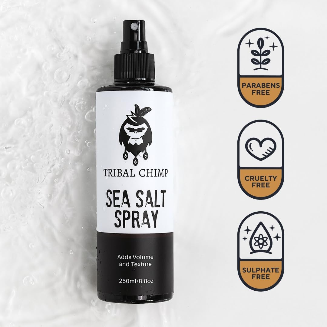 Tribal Chimp Sea Salt Spray versatile styling essential for men