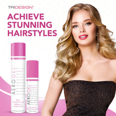 TRI Design Aerogel hairspray for all-hair-types-use keeps volume lift without crunch
