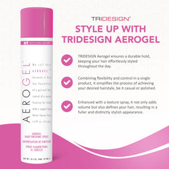 TRIDESIGN Aerogel Hairspray cap and spray nozzle for controlled application