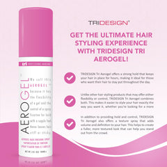 TRIDESIGN Aerogel travel-size pack fits in bags for on-the-go touch-ups.