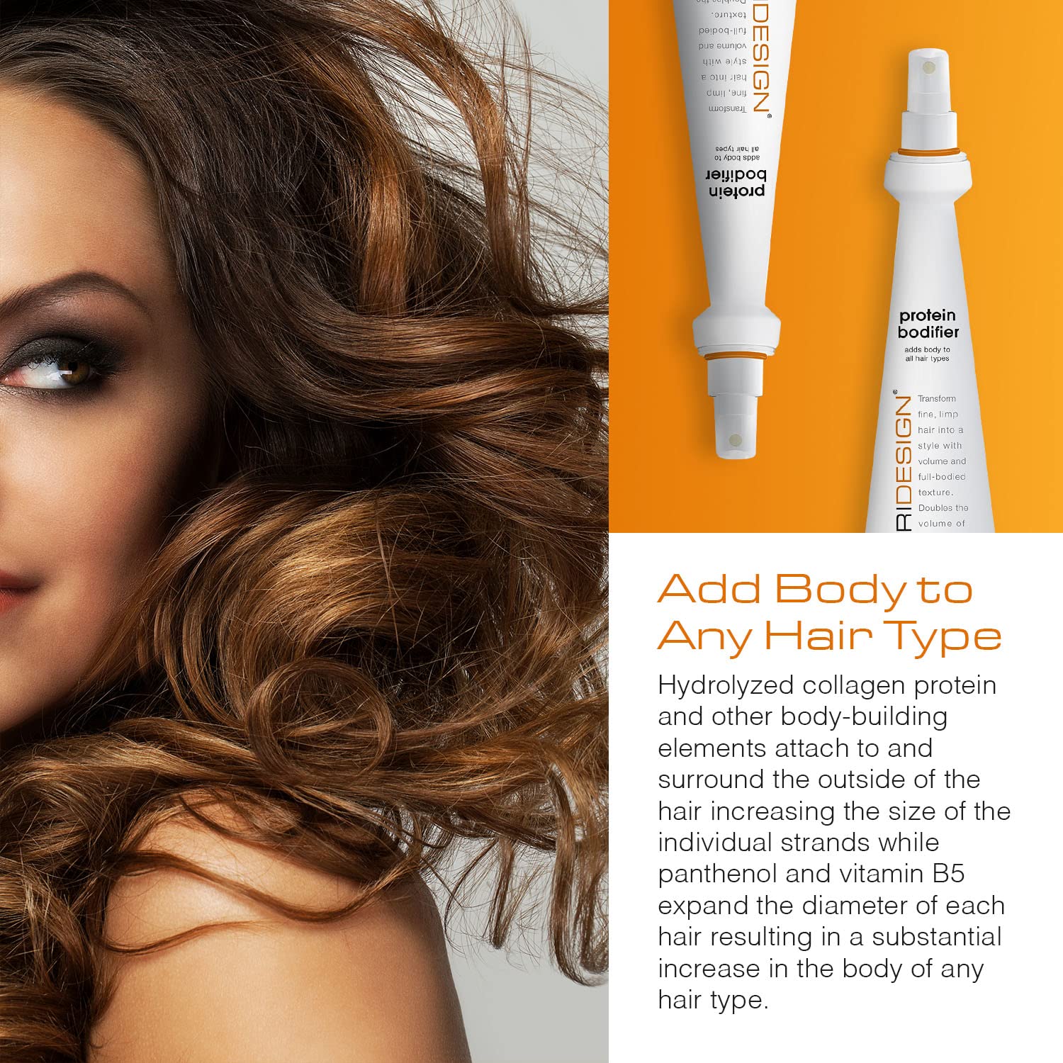 TRIDESIGN Protein Bodifier long lasting hold maintains lift from morning to night