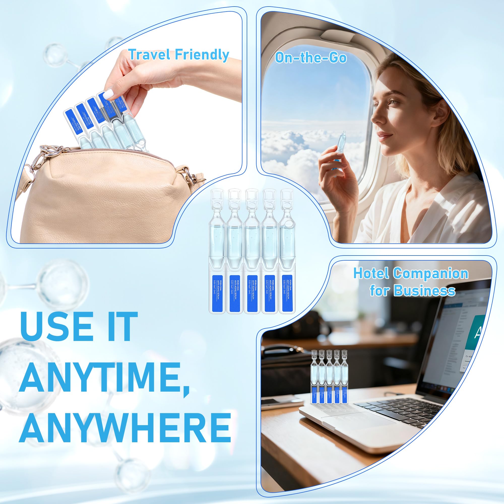 Single-use tubes preserve freshness for potent actives with travel-friendly packaging