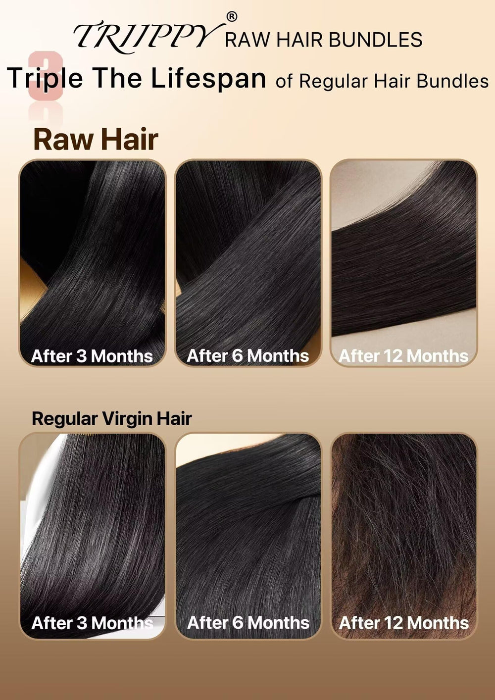 Triippy straight bundles curl-ready shot shows versatile styling options.