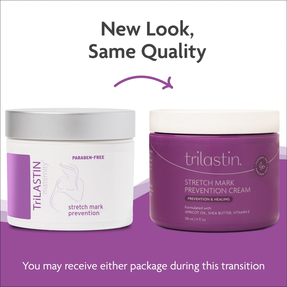 TriLASTIN cream texture closeup highlighting smooth, hydrating consistency