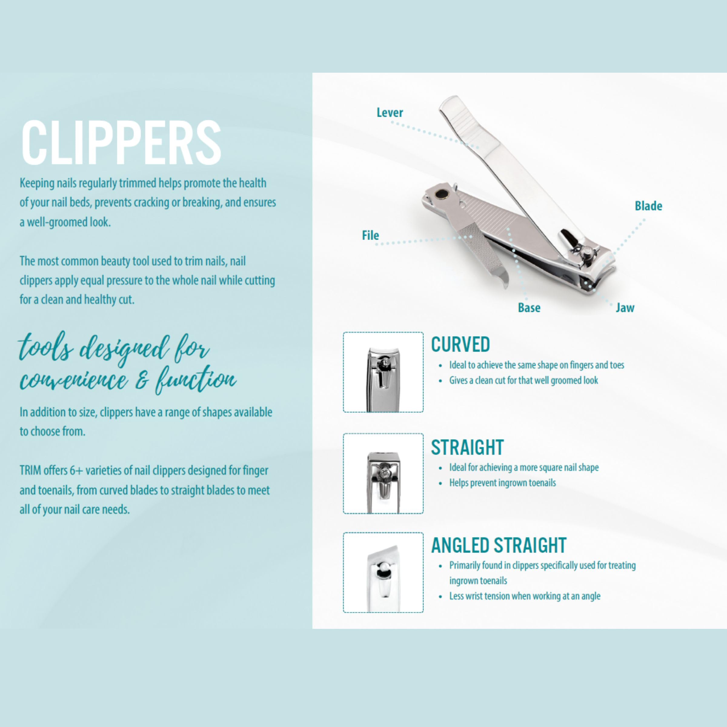 Trim Neat Feet foot care file included image highlighting versatile smoothing tool