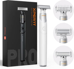 Trimcoo electric groin and body trimmer with magnetic head for smooth, precise grooming.