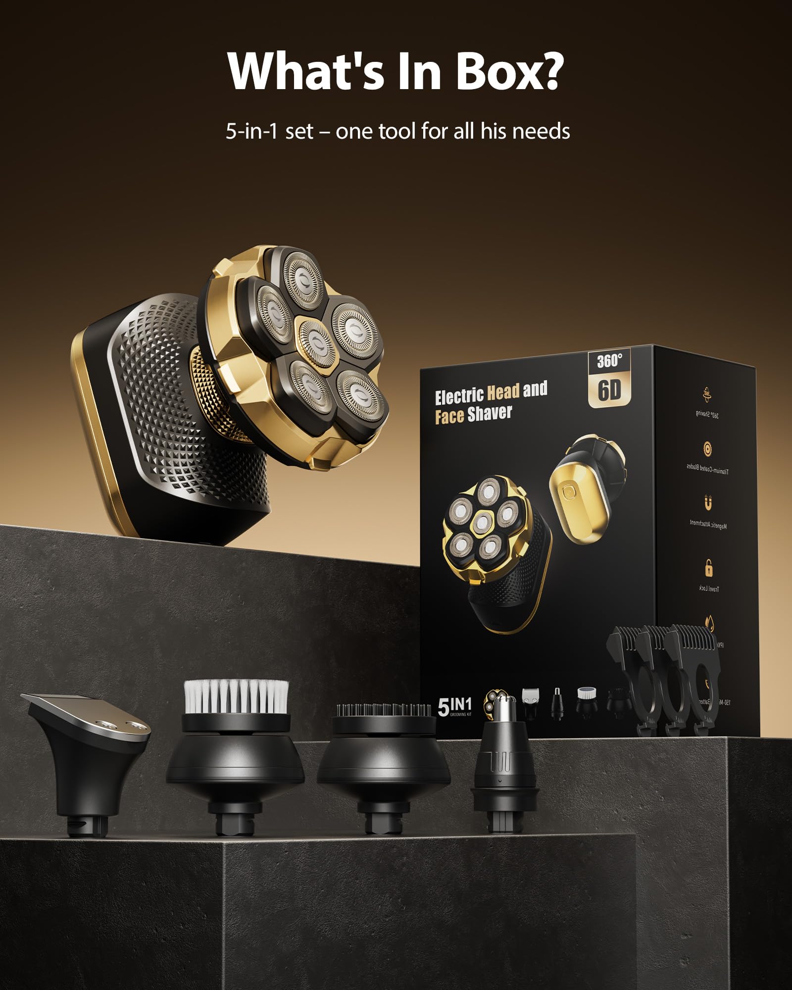 Trimcoo nose hair trimmer head for safe nasal grooming.