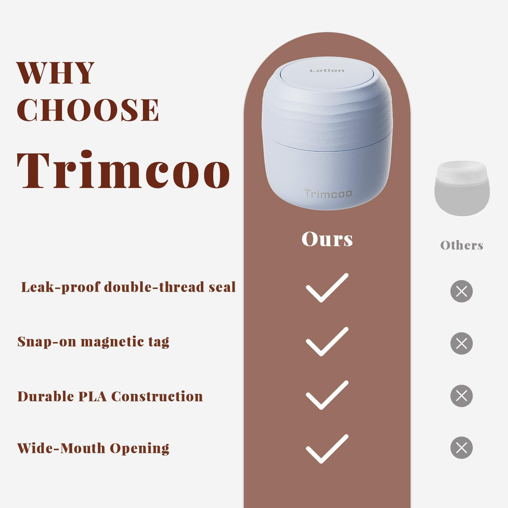 Trimcoo dual-thread seal close-up demonstrates airtight protection.
