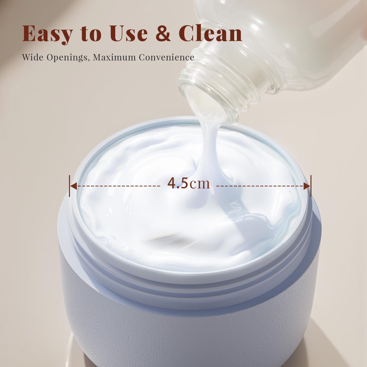 Trimcoo PLA hard-shell blue jar showcases odor-free storage.