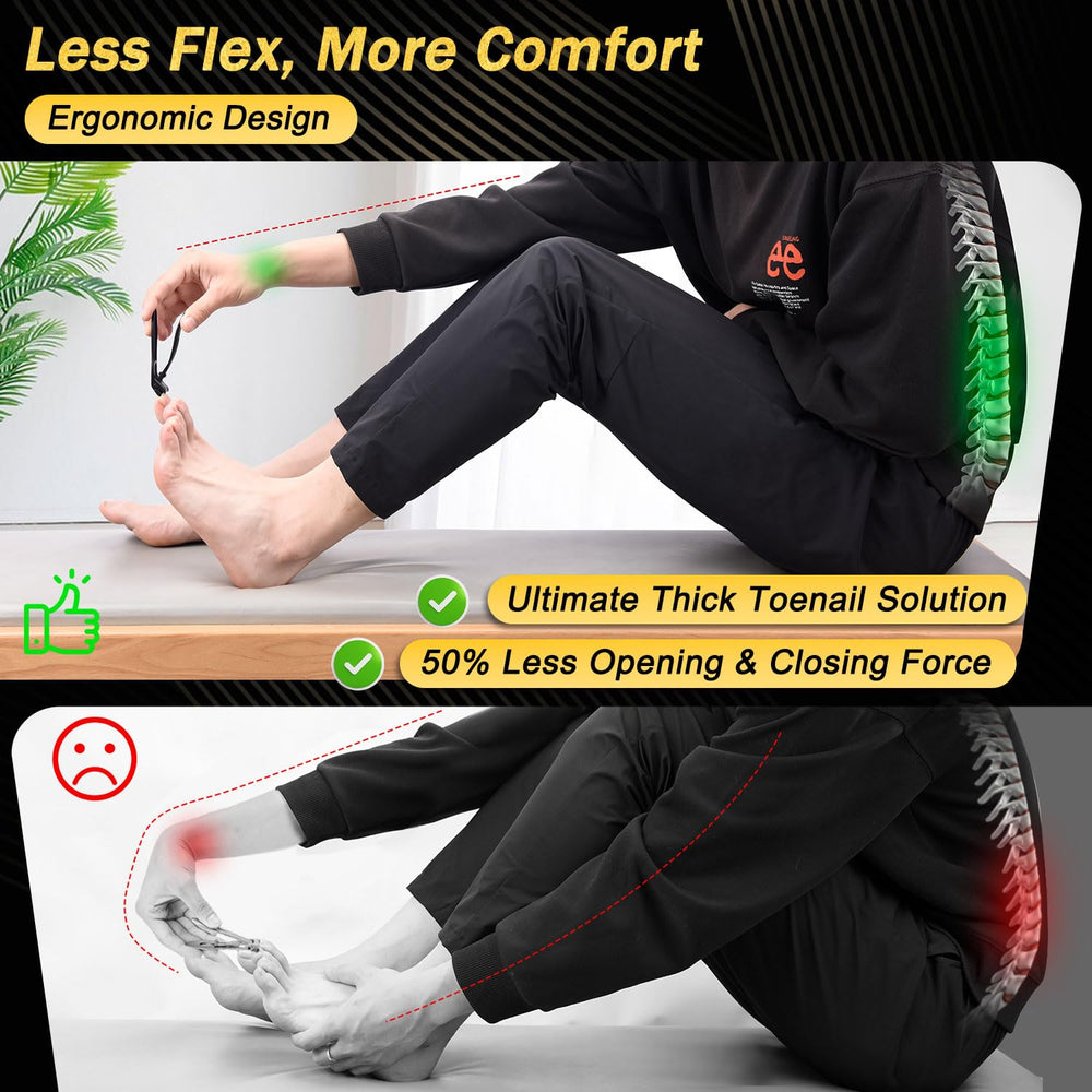 Trimlyx toenail clippers 45-degree curve for precise toenail trims