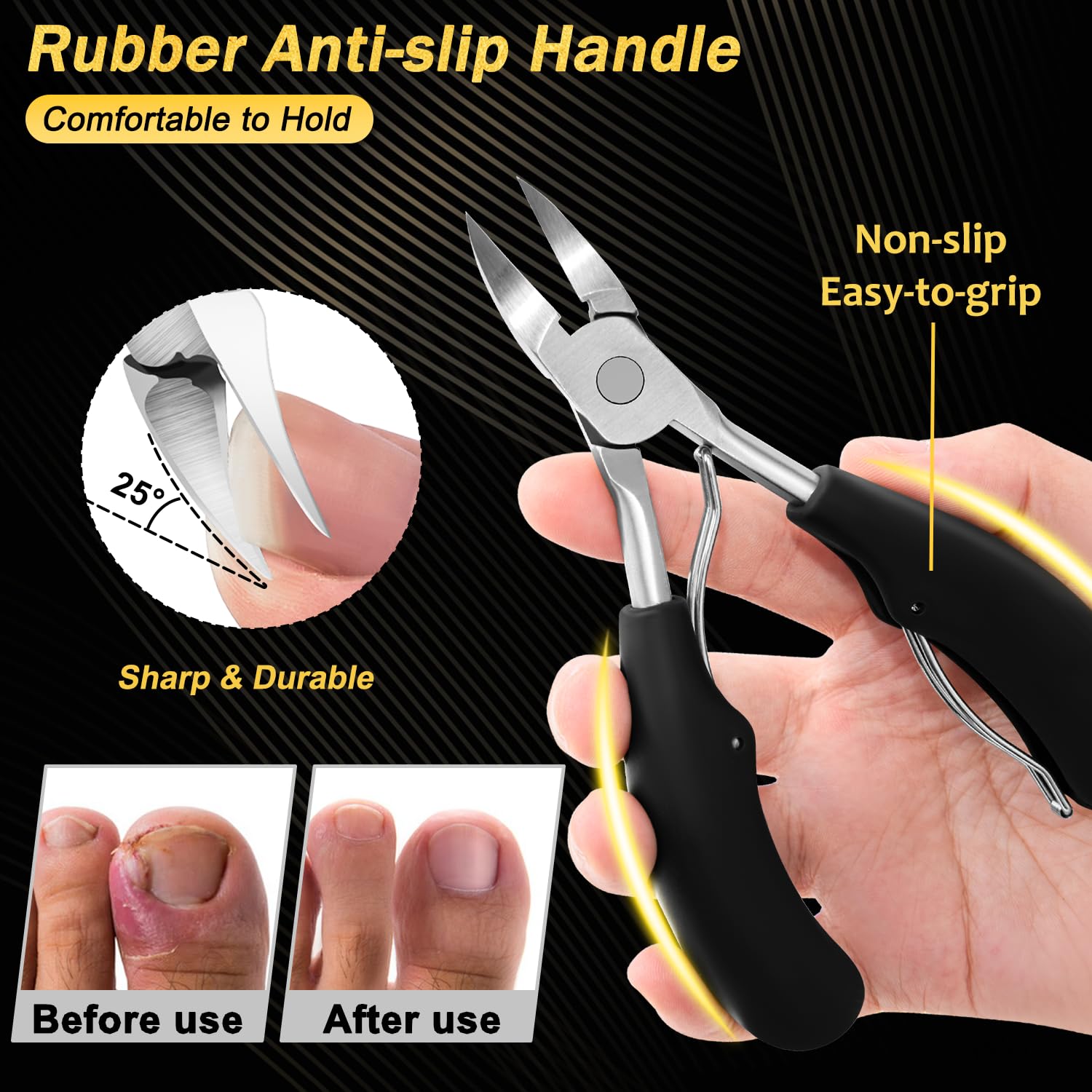 Trimlyx toenail file for finishing edges and polish
