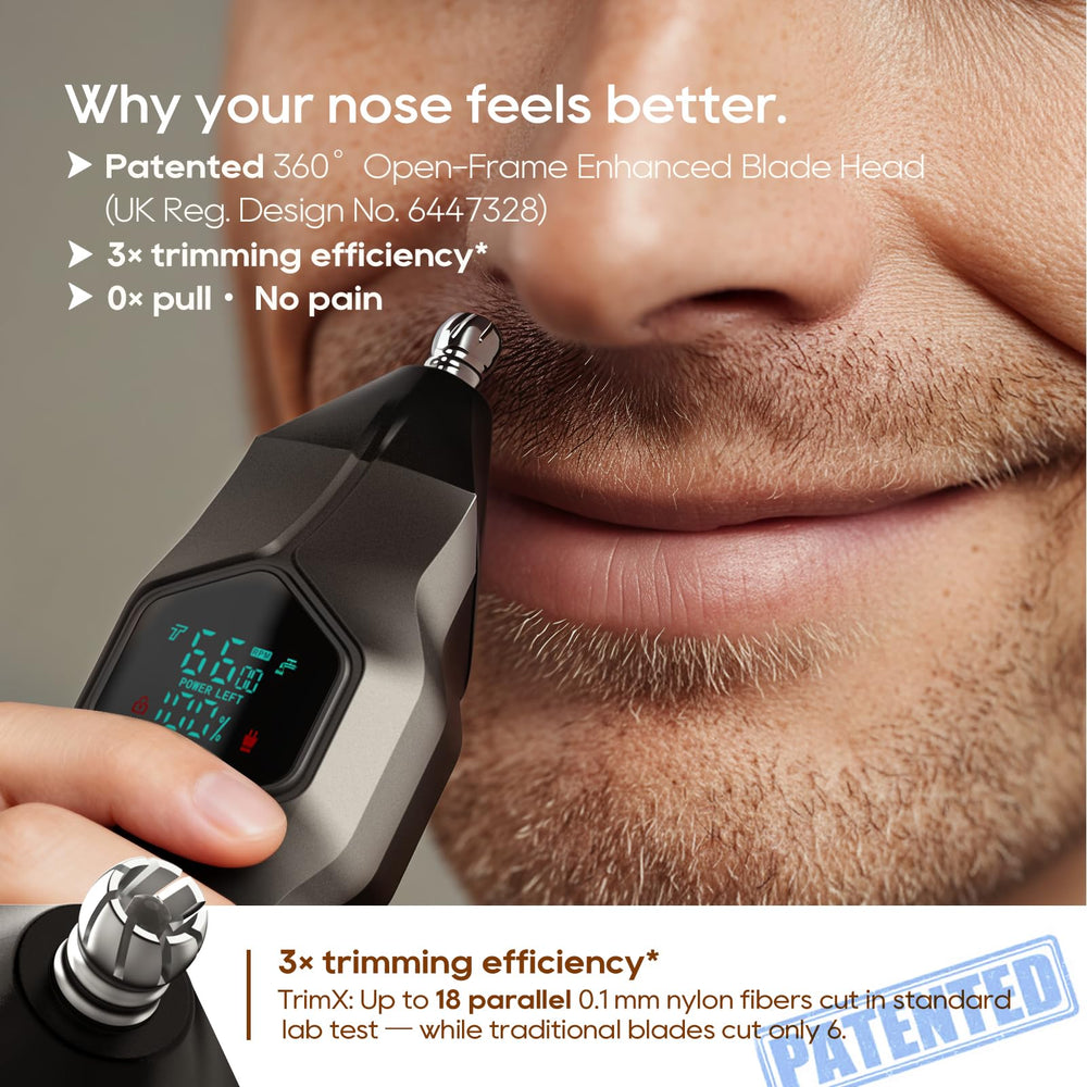 TRIMX IPX7 waterproof design supports shower grooming and rinsing.