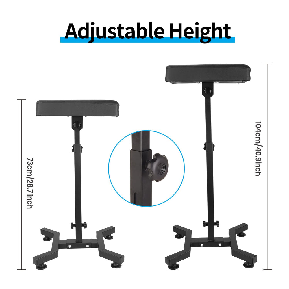 Tripartite Tattoo Armrest Stand easy-assembly for quick setup in busy studios