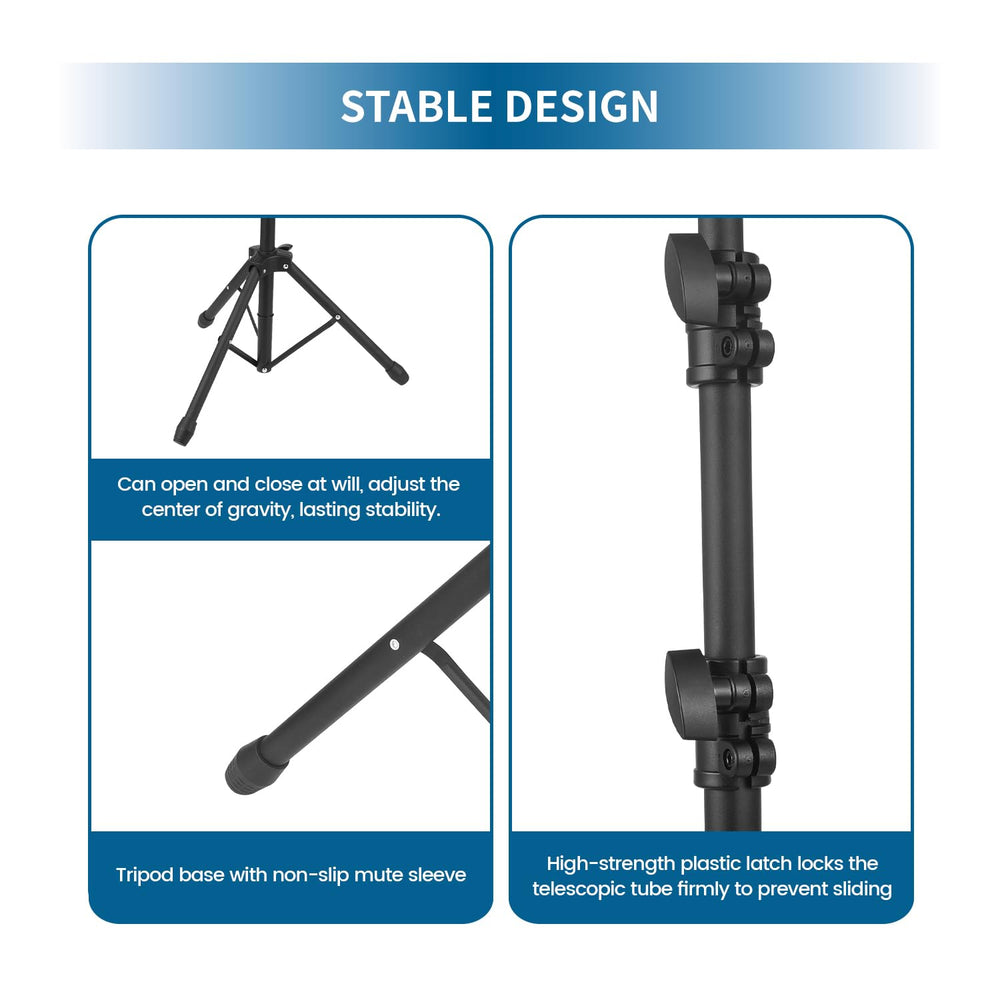 Tripartite tattoo armrest stand triangle base with anti-slip feet
