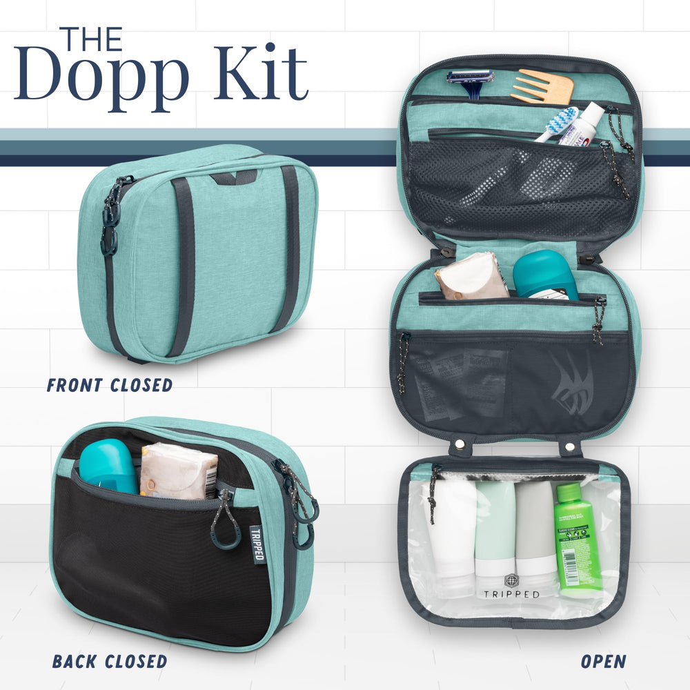 TRIPPED Accessory Organizer Pouch keeps cosmetics and cords neatly stored