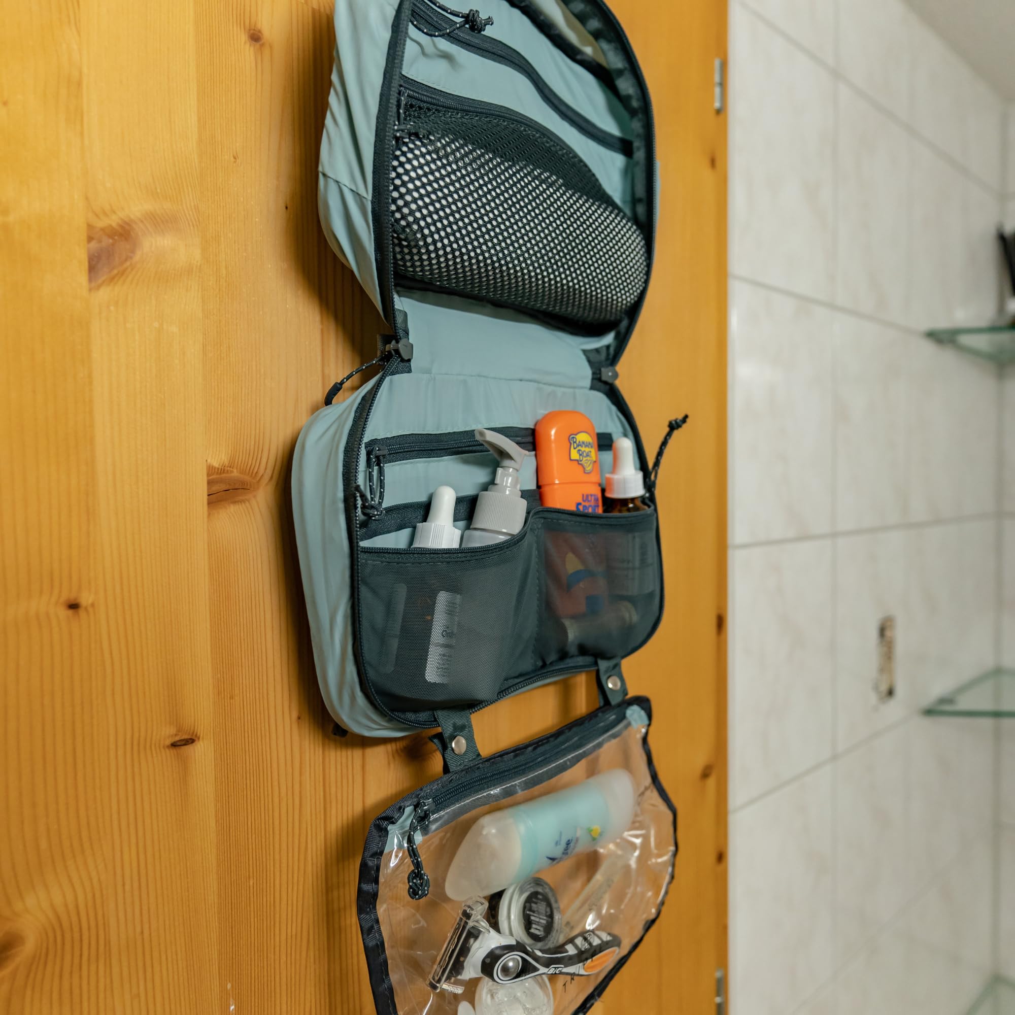 TRIPPED Dusty Teal color helps identify your kit in luggage