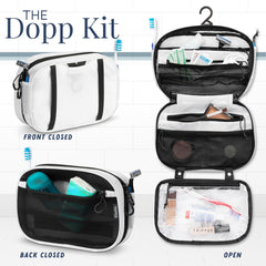 TRIPPED Toiletry Bag Set accessory organizer pouch demonstrates compact makeup and gadget organization.