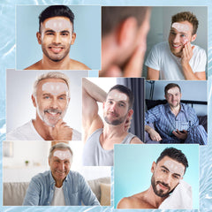 Tripsky forehead wrinkle patches applied on the forehead during a skincare routine.