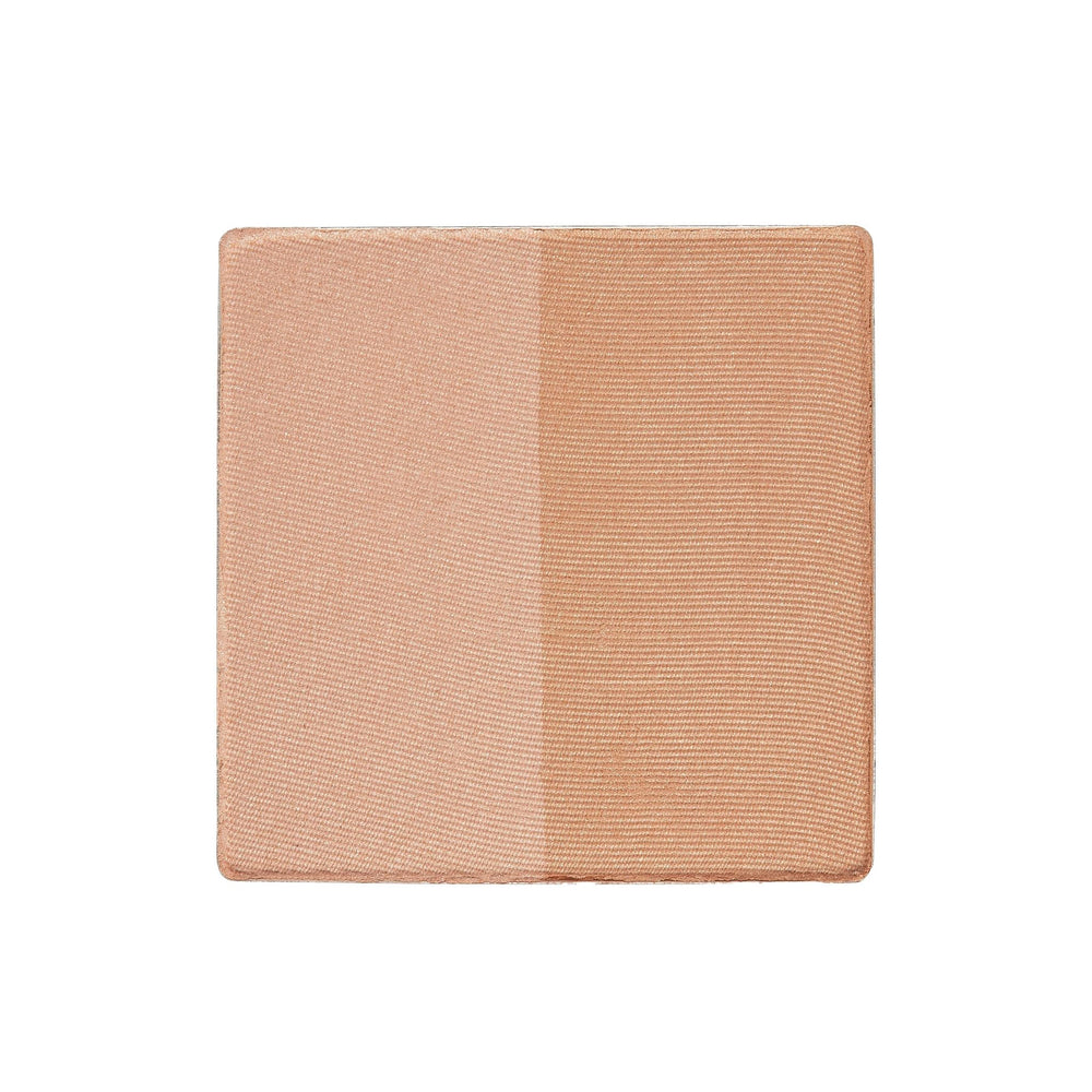 Trish McEvoy Dual Resort Bronzer Refill packaging—refillable for on-the-go routines.