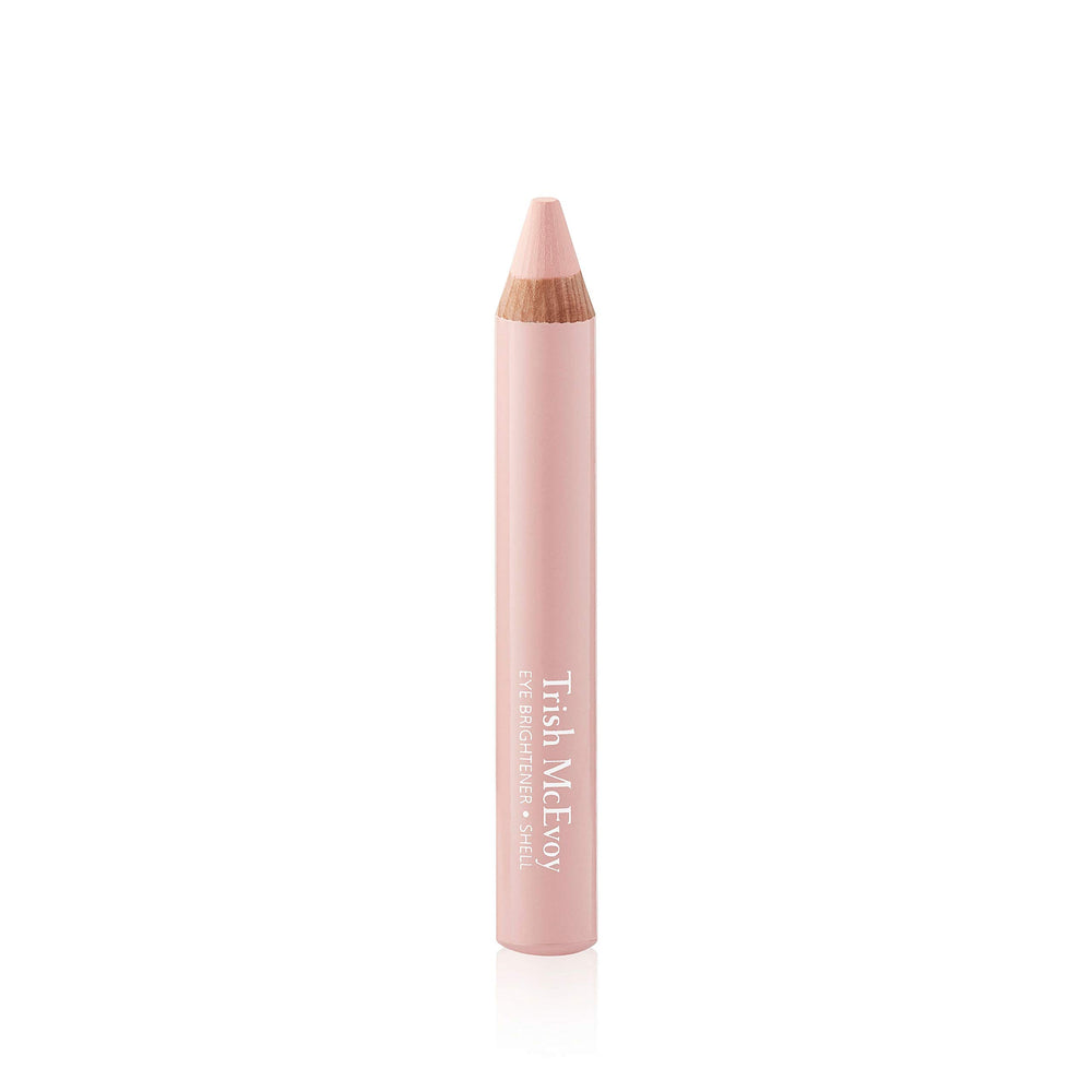 Trish McEvoy Eye Brightener Shell pencil close-up highlighting brow bone for lift