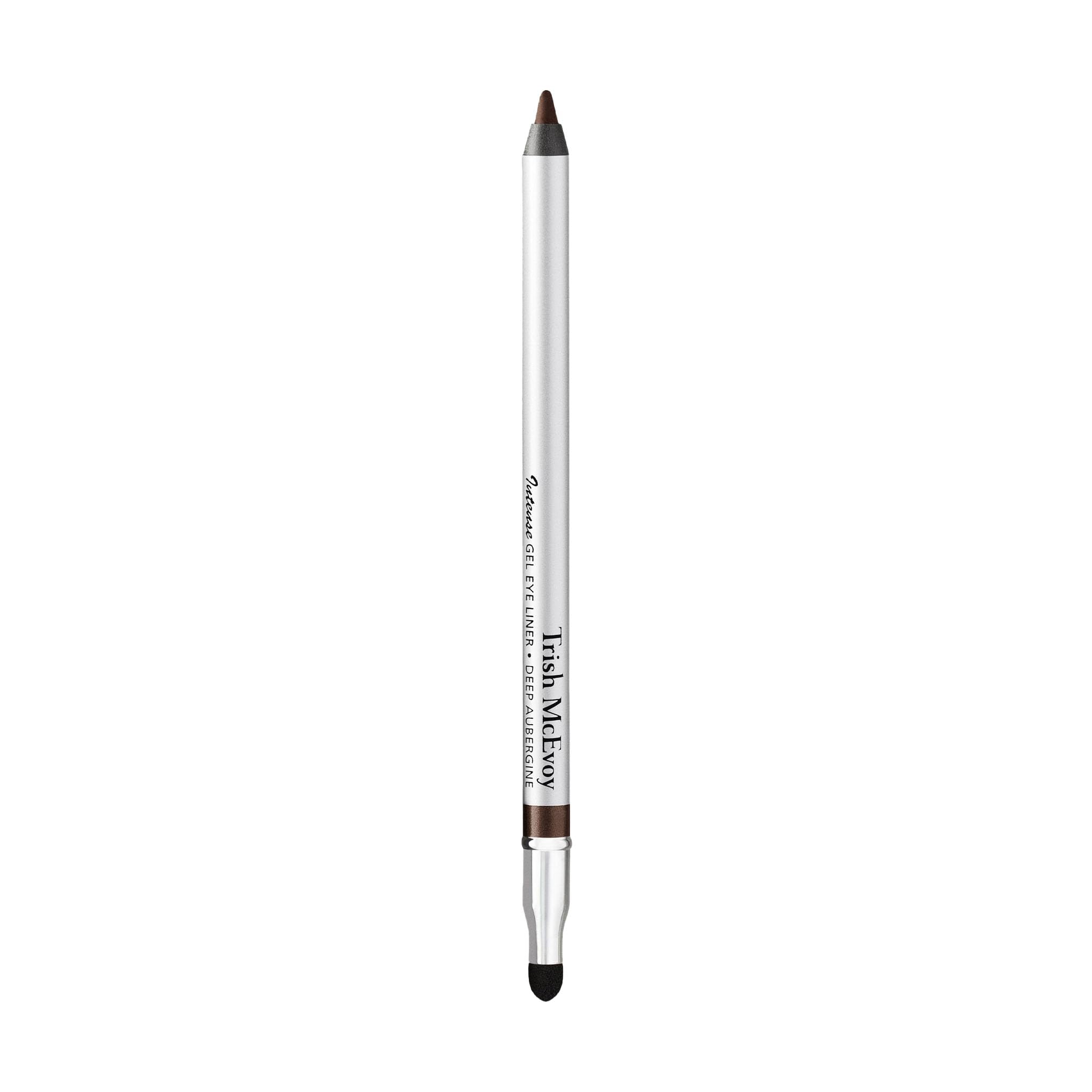 Trish McEvoy Intense Gel Eye Liner Deep Aubergine swatch highlights pigment-rich color for bold eye definition.