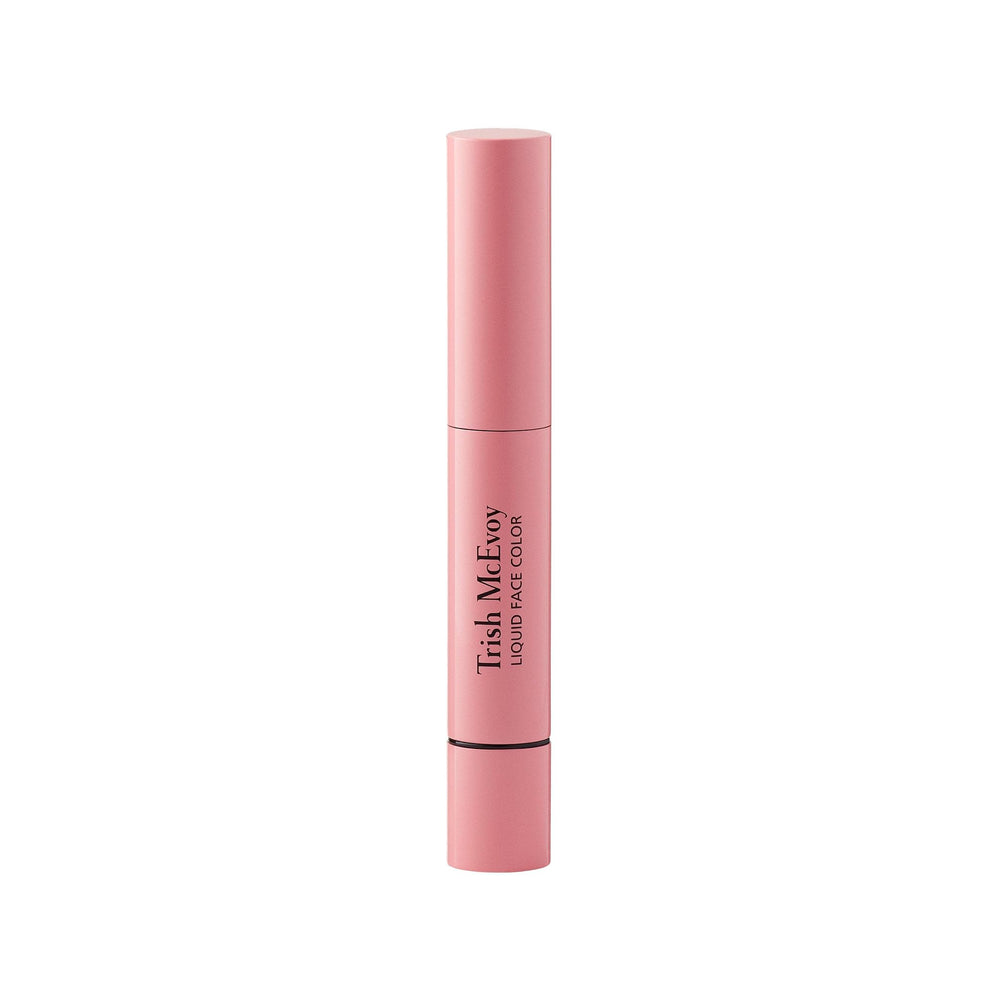 Trish McEvoy Liquid Face Color Glow brush application demonstrating easy blending