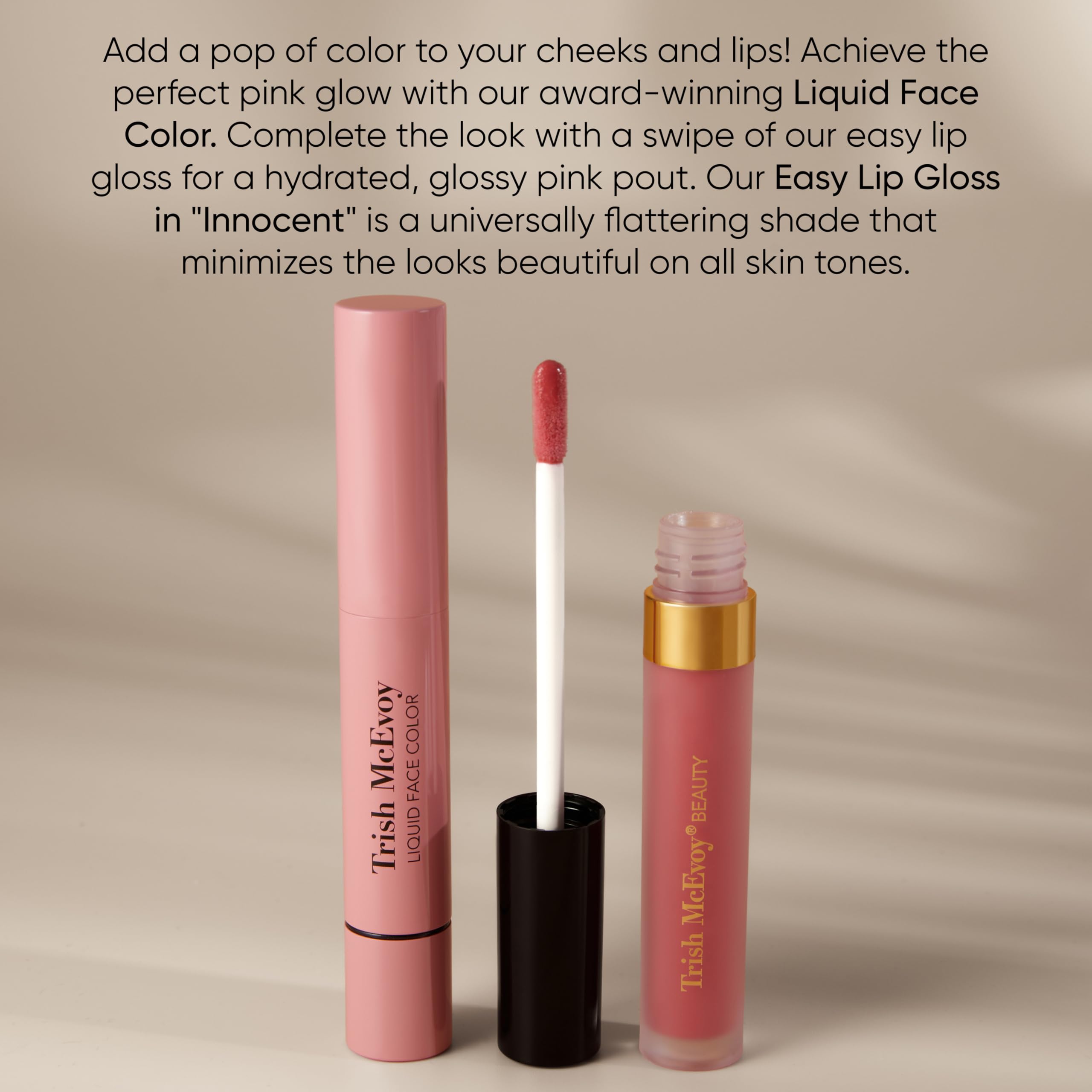 Trish McEvoy Liquid Face Color Glow buildable-tone for adjustable intensity