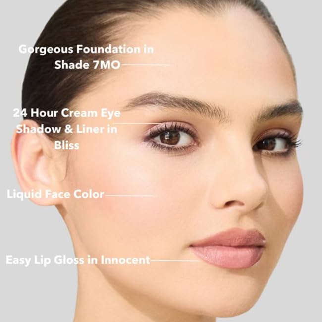 Trish McEvoy Liquid Face Color Glow lip-use showing multi-task color