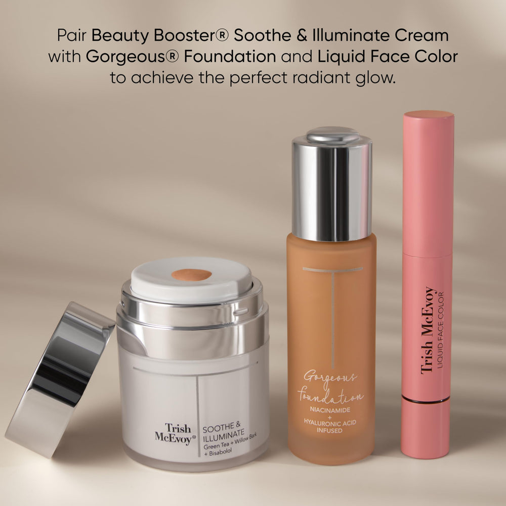 Trish McEvoy Liquid Face Color Glow universal-tone compatible with many complexions