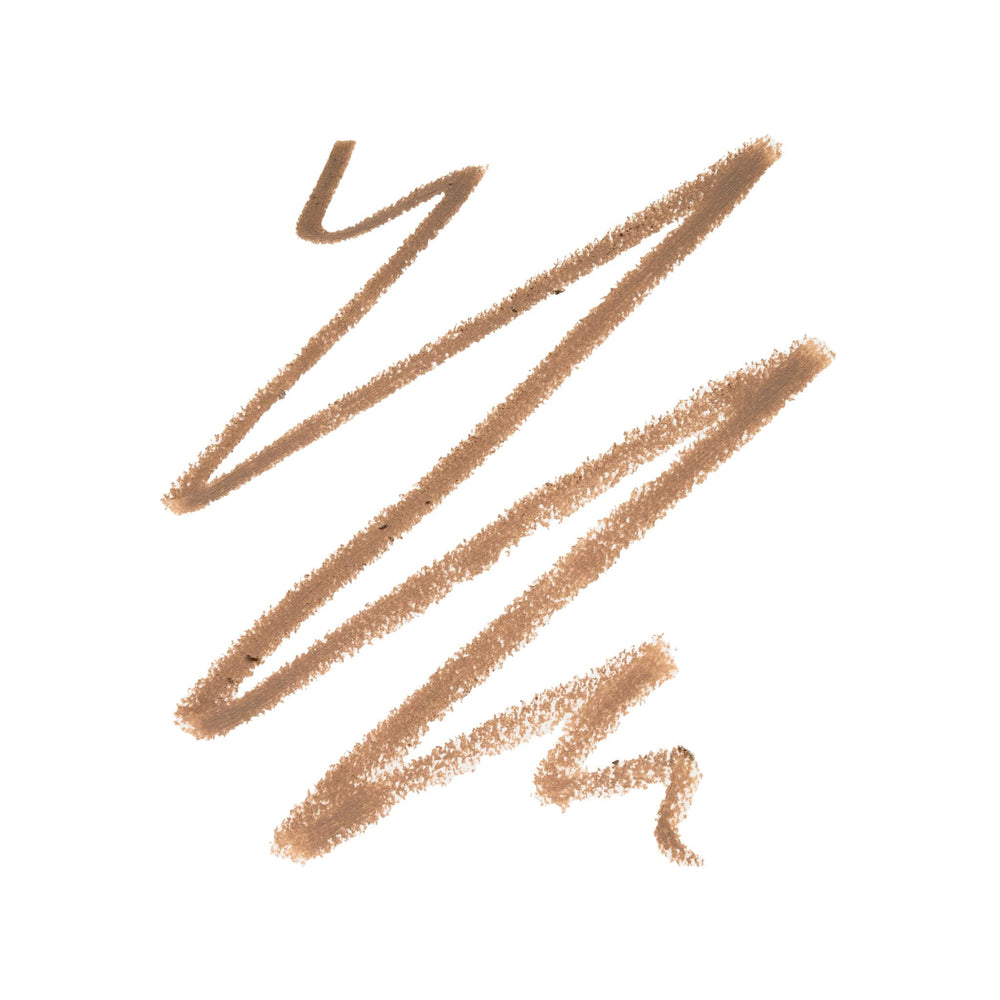 Trish McEvoy Precision Brow Shaper packaging display highlighting compact, travel-friendly design.