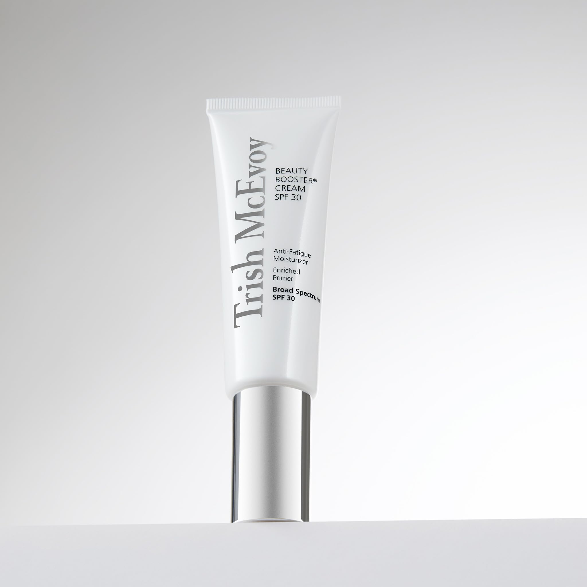 Trish McEvoy Protective Shield Cream on face neck décolleté showing multi-area coverage