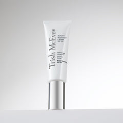 Trish McEvoy Protective Shield Cream on face neck décolleté showing multi-area coverage