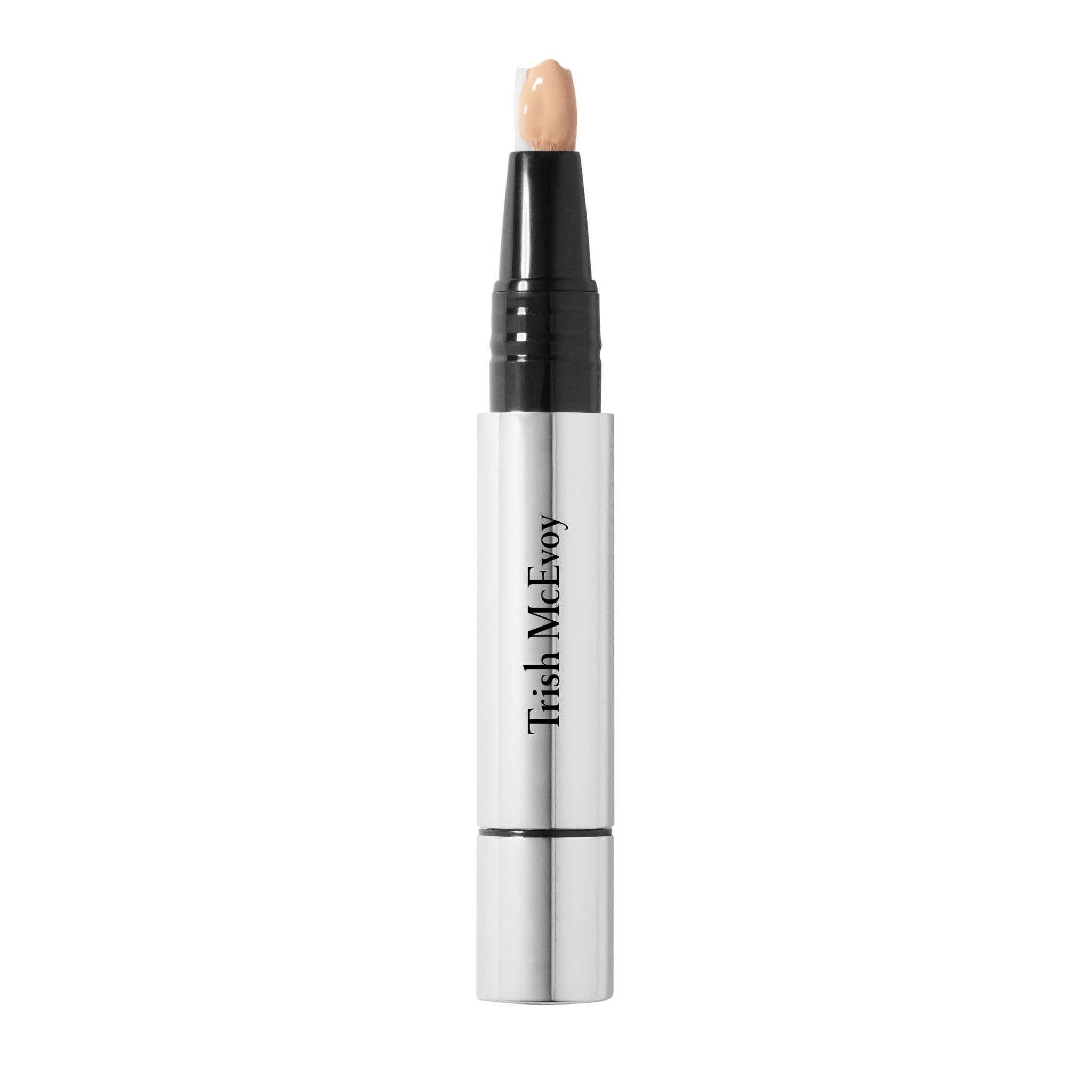 Trish McEvoy Shadow Eraser under-eye application brightens for a refreshed look.