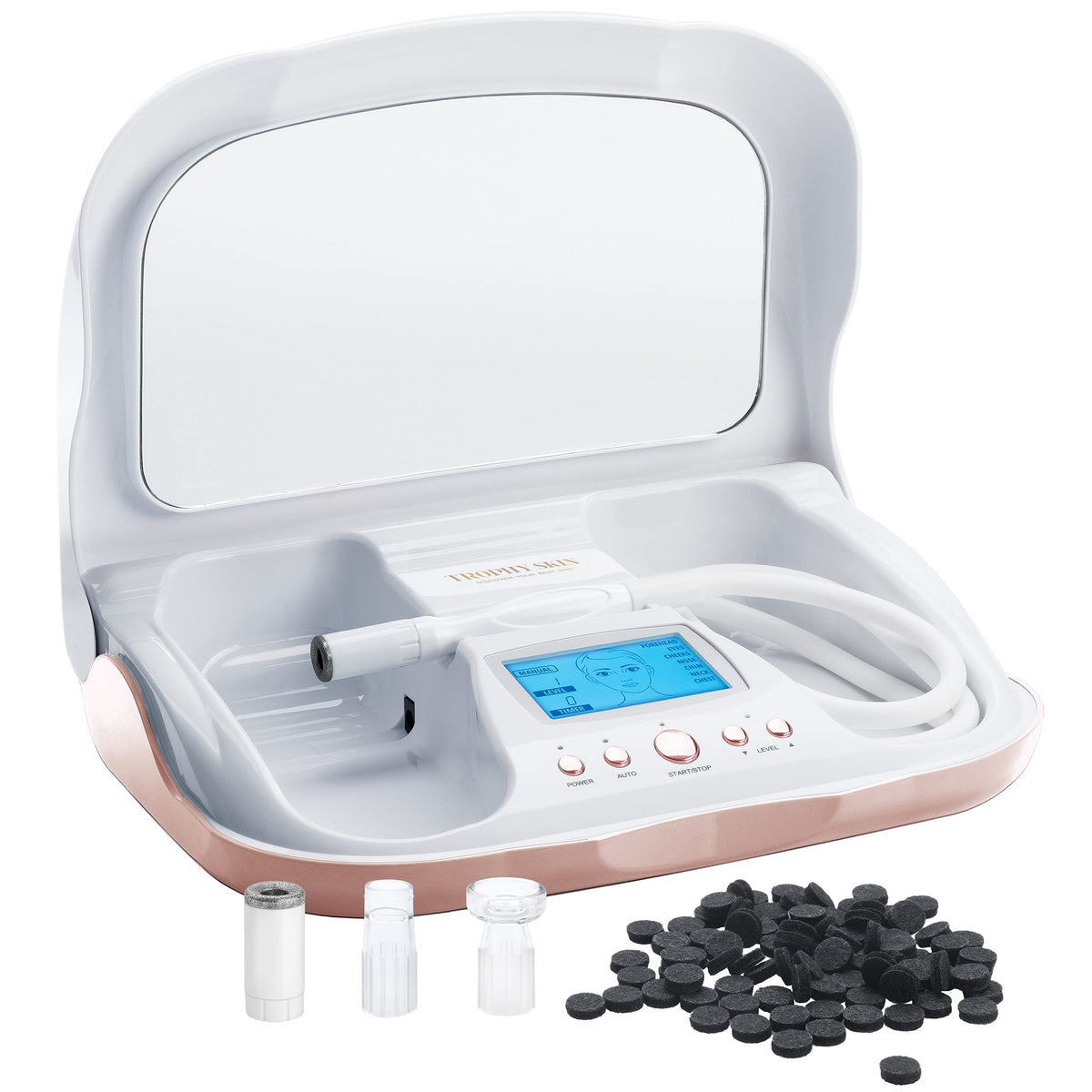 Trophy Skin MicrodermMD front view for at-home spa-like exfoliation