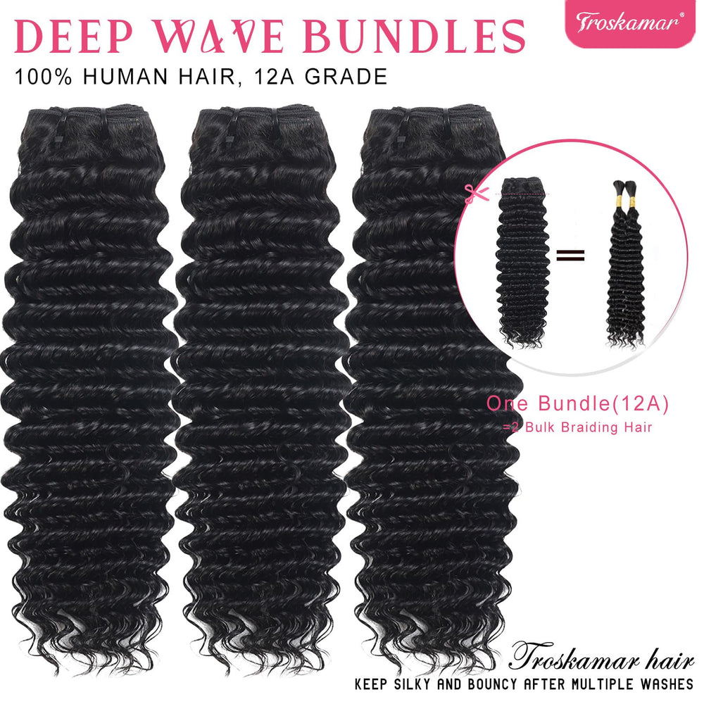 Troskamar Deep Wave 18 inch bundle texture for natural volume and bounce