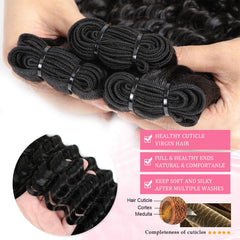 Troskamar Deep Wave 20 inch bundle highlights length for fuller, long-lasting style
