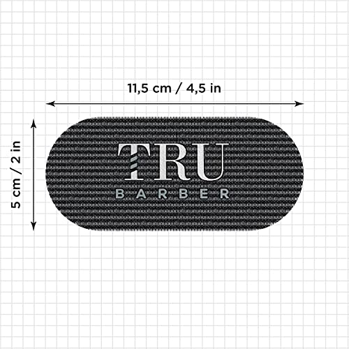 TRU BARBER clips-pelo barbería-negro: uso cómodo para dividir mechones sin tirones